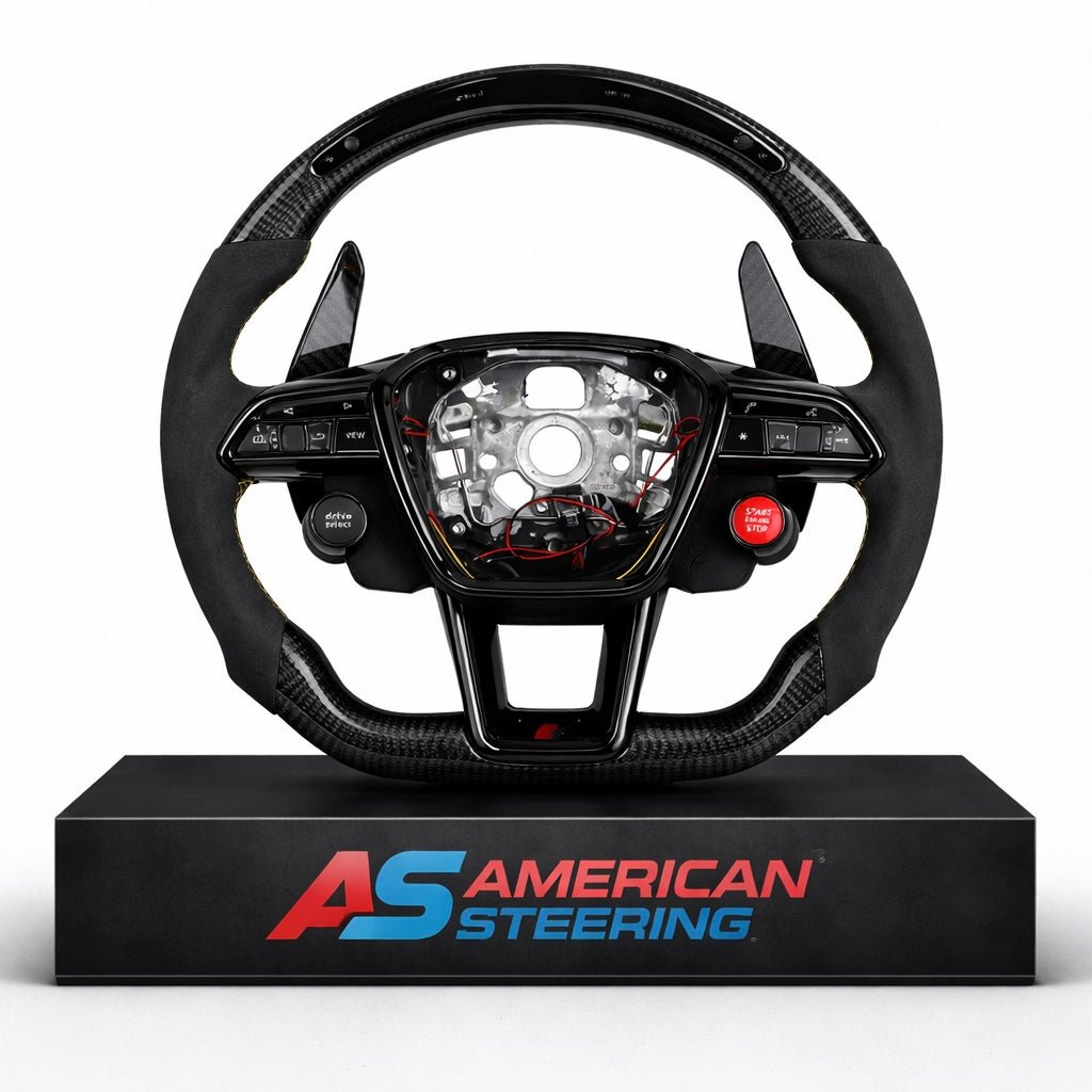 Audi - Carbon Fiber Steering Wheel With Paddle Shifters