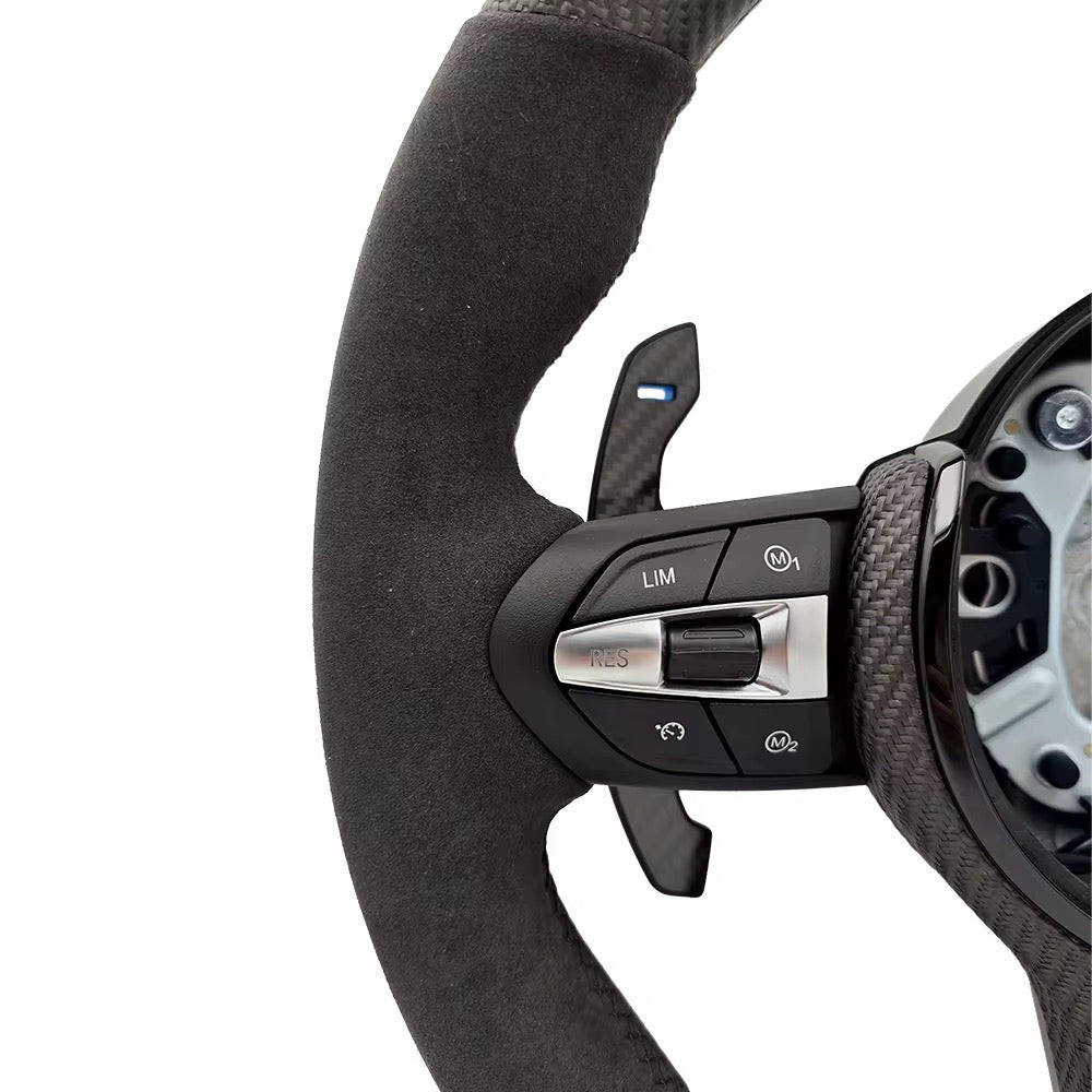 2015-2020 BMW - Matte Carbon Fiber Steering Wheel