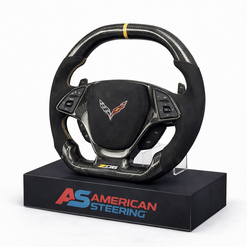 Corvette C7 Z06 - Carbon Fiber Steering Wheel With Led Display