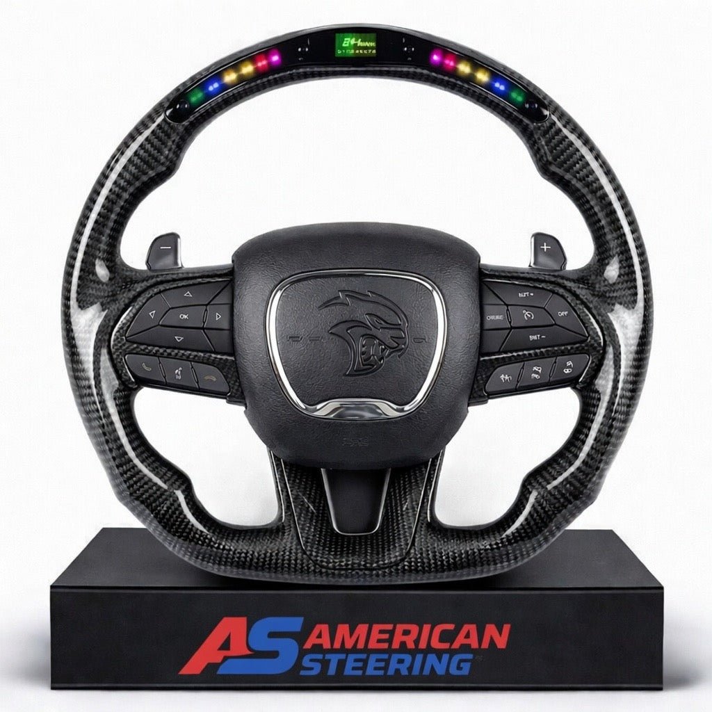 Dodge - Full Carbon Fiber With Led Display Steering Wheel