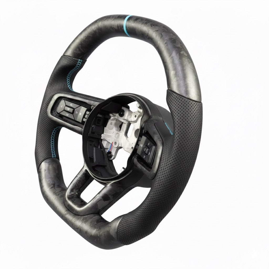 2018+ Jeep Wrangler/Gladiator - Forged Carbon Fiber With Alcantara Steering Wheel - American Steering