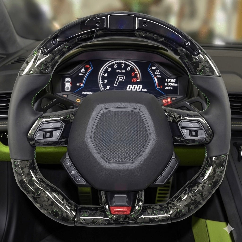 Lamborghini - Forged Carbon Fiber Steering Wheel With Led Display