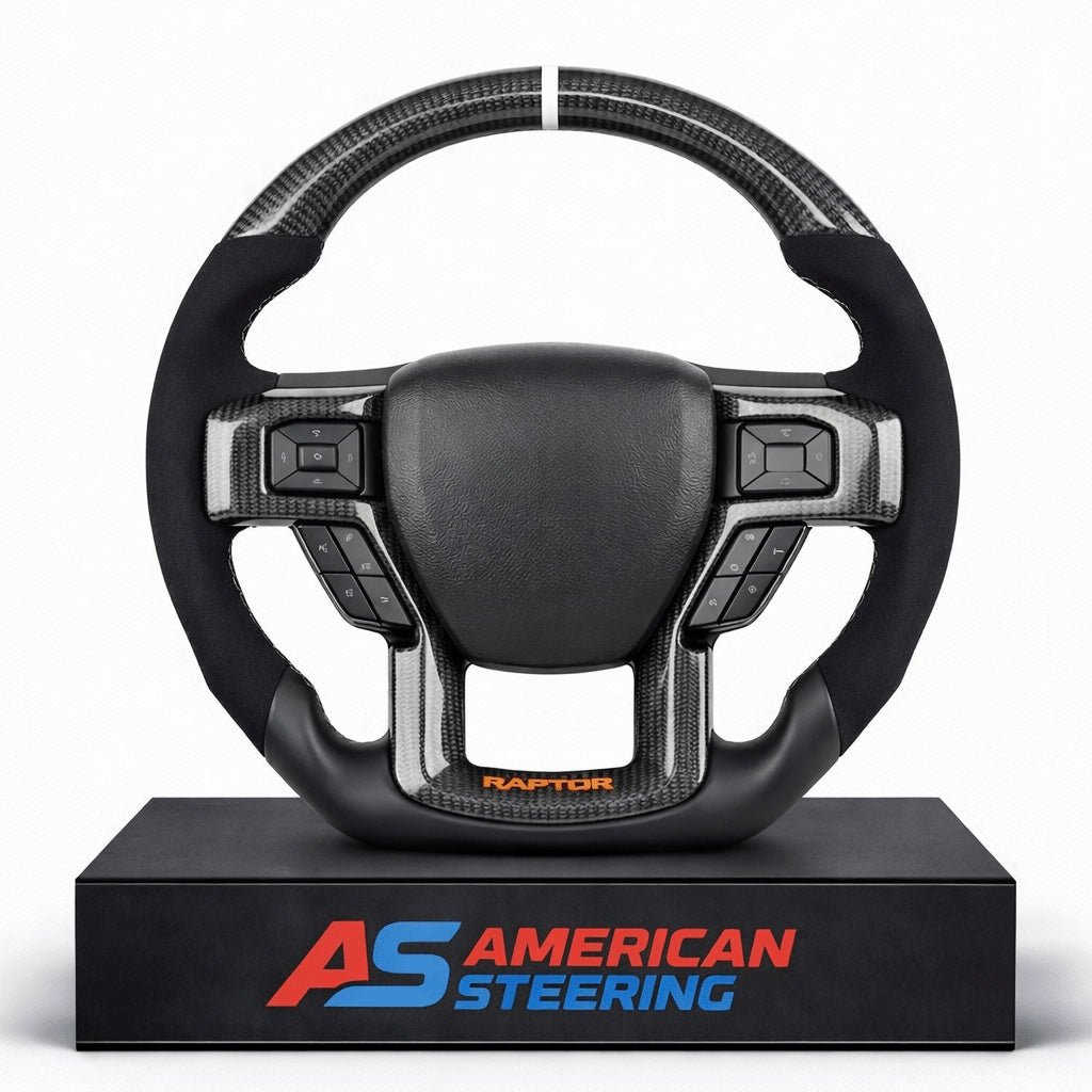 Ford Raptor - Carbon Fiber Steering Wheel With Leather & Alcantara