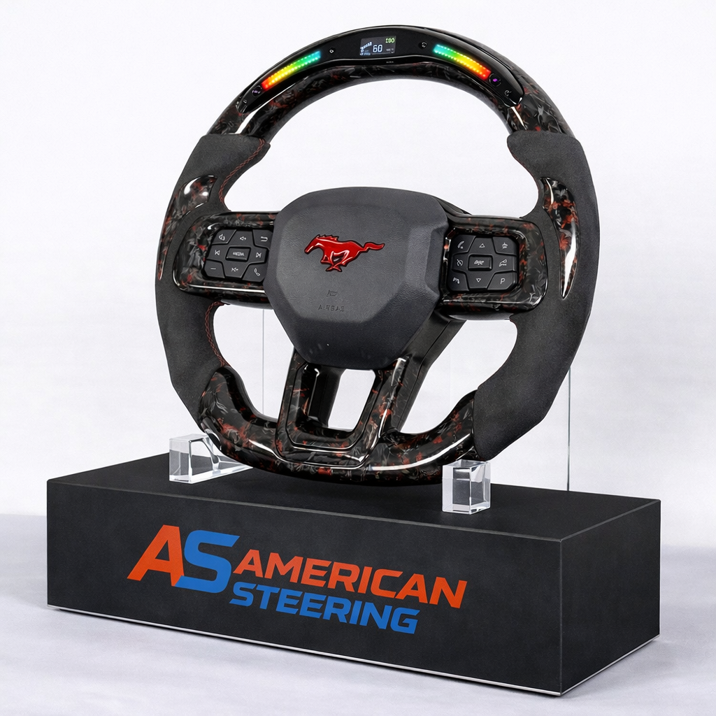 2024+ Ford Mustang - Dark Horse Style Carbon Fiber Steering Wheel