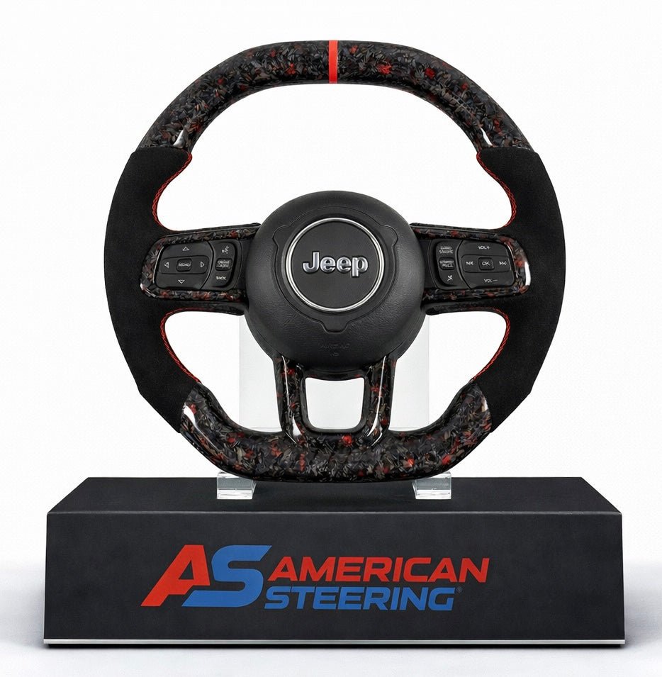 2018+ Jeep - Forged Carbon Fiber Steering Wheel