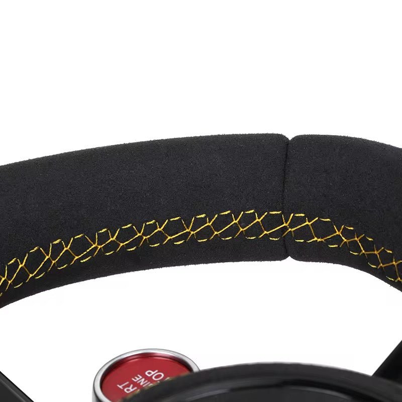 2017+ Audi S3/S4/S5/S7/RS3/RS4/RS5/RS6/RS7 - Alcantara & Led Display Steering Wheel - American Steering