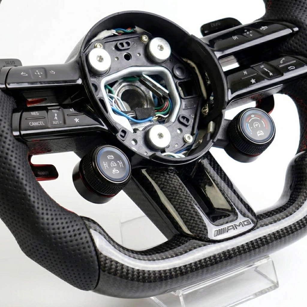 (2024+) Mercedes-Benz - F1-Style Carbon Fiber Steering wheel