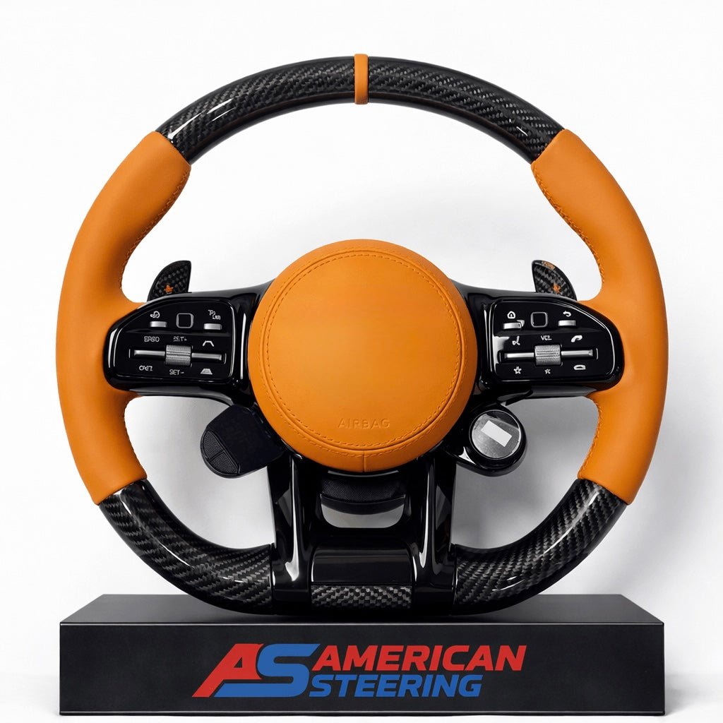 Mercedes Benz - Performance Steering Wheel Carbon Fiber with Alcantara & Paddle Shifters (2019–2024)