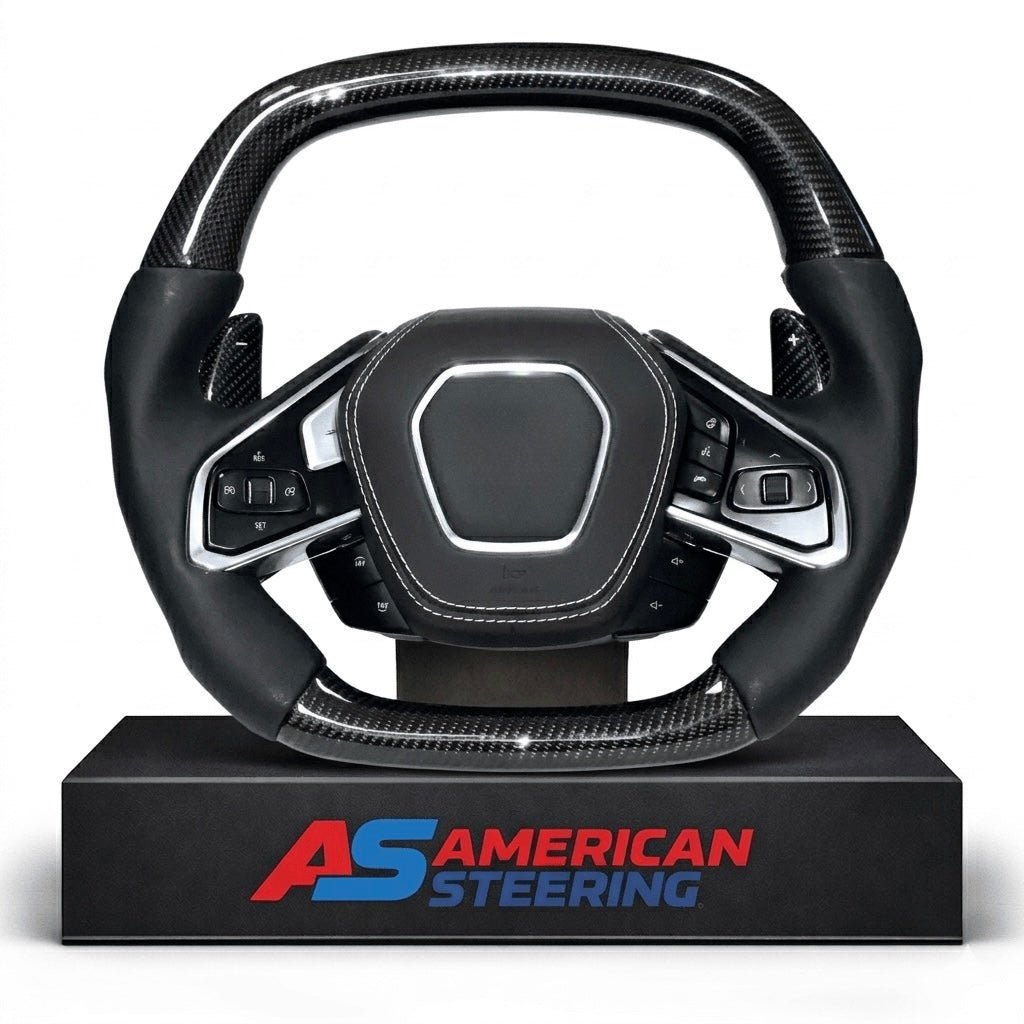 Corvette C8/Z06 - Custom Carbon Fiber Steering Wheel