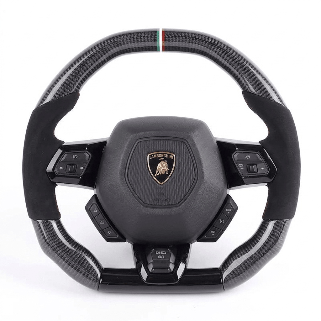 Lamborghini - Carbon Fiber Steering Wheel With Alcantara