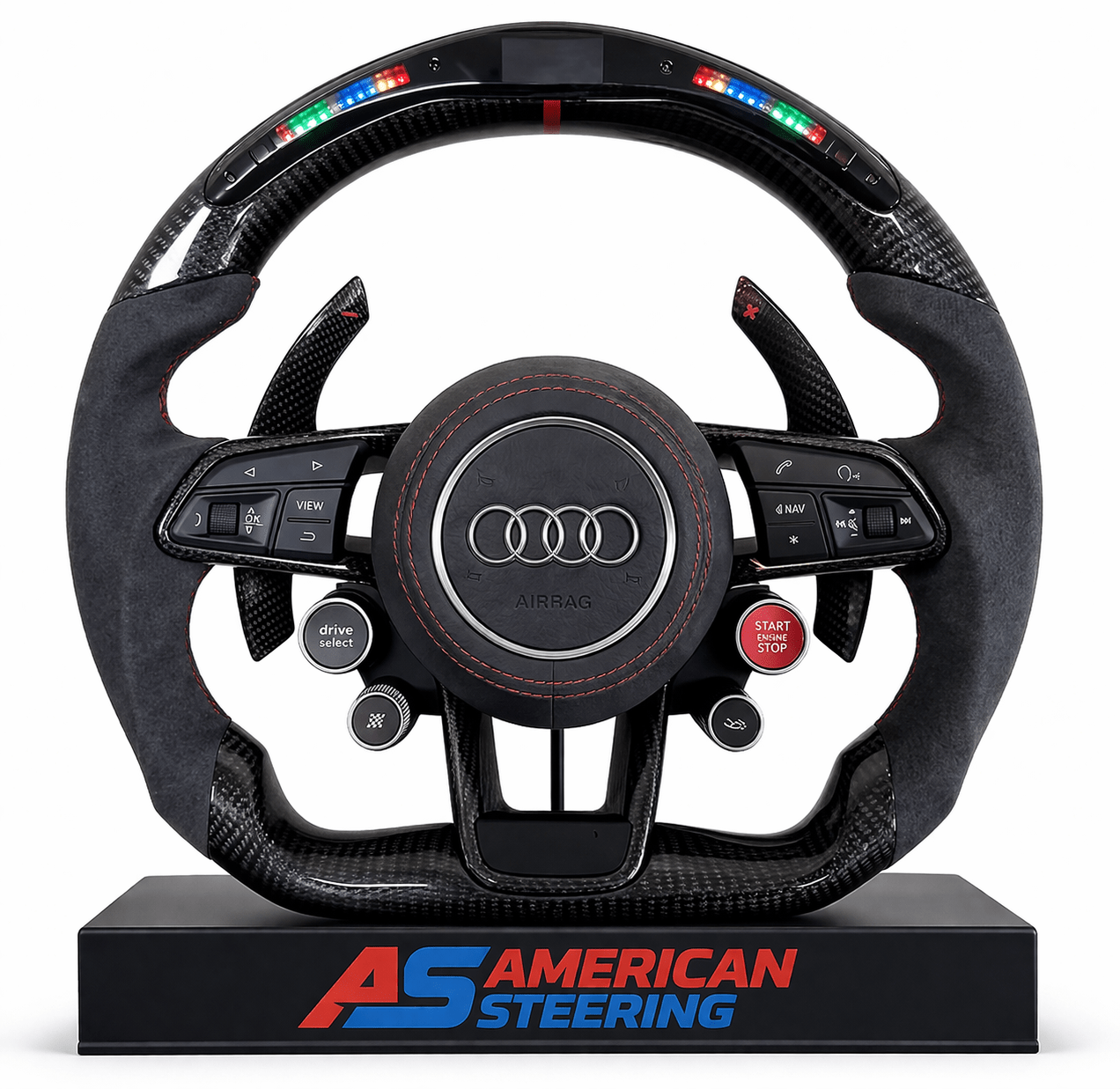 Audi – Carbon Fiber Steering Wheel Upgrade (2017–2025)