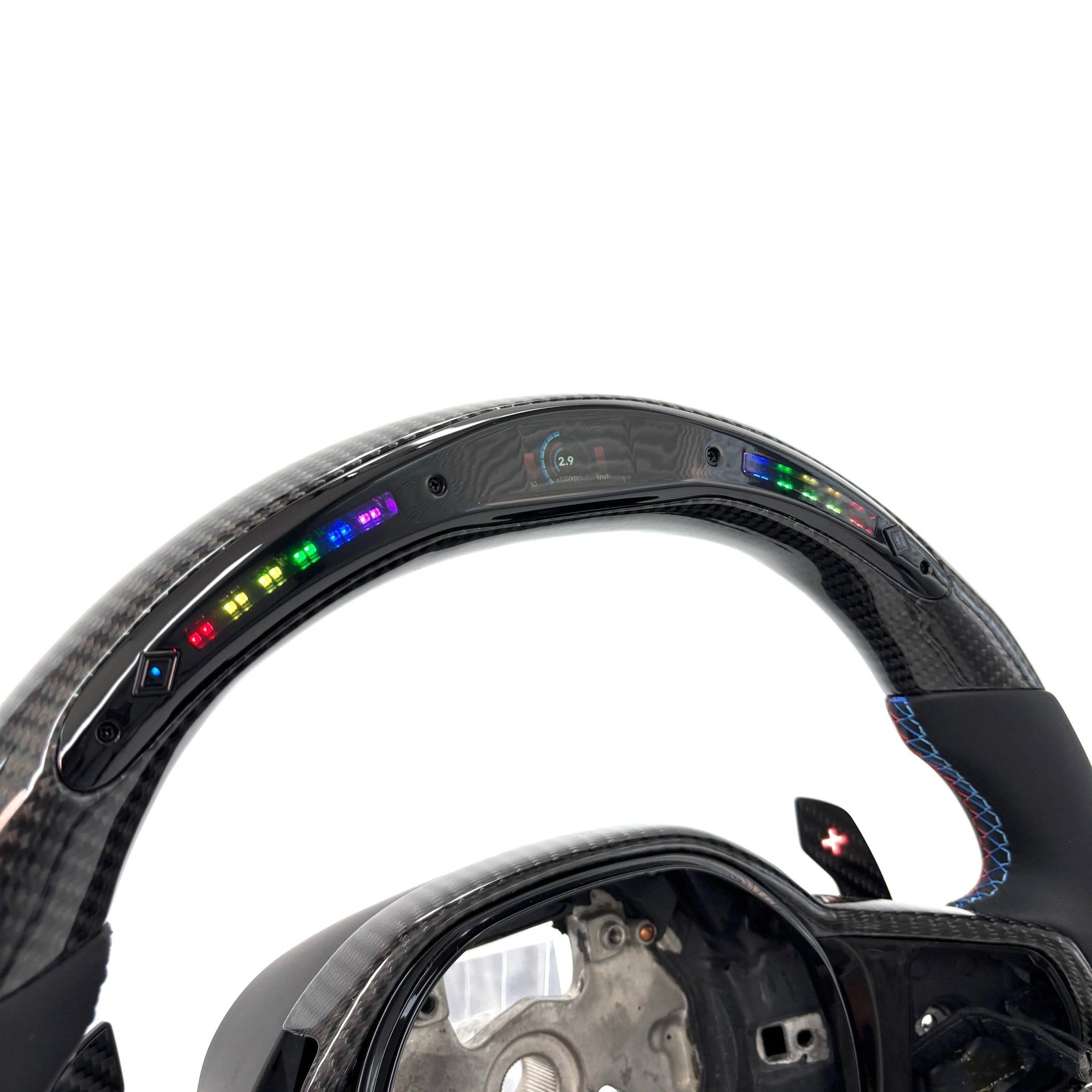 BMW - Custom Carbon Fiber With Smooth Leather Steering Wheel