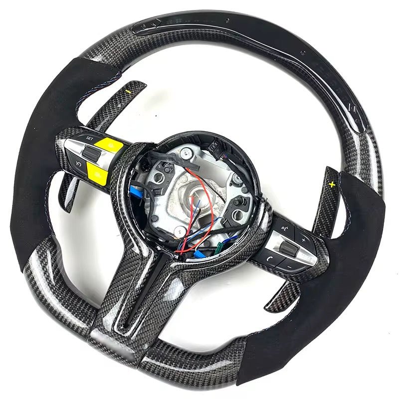 BMW - Carbon Fiber With Led Display Steering Wheel