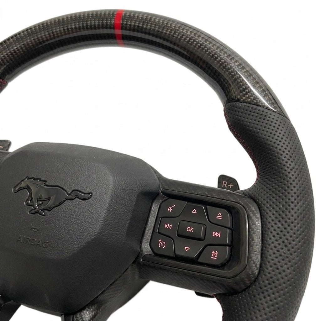 2024+ Ford Mustang - Carbon Fiber Steering Wheel