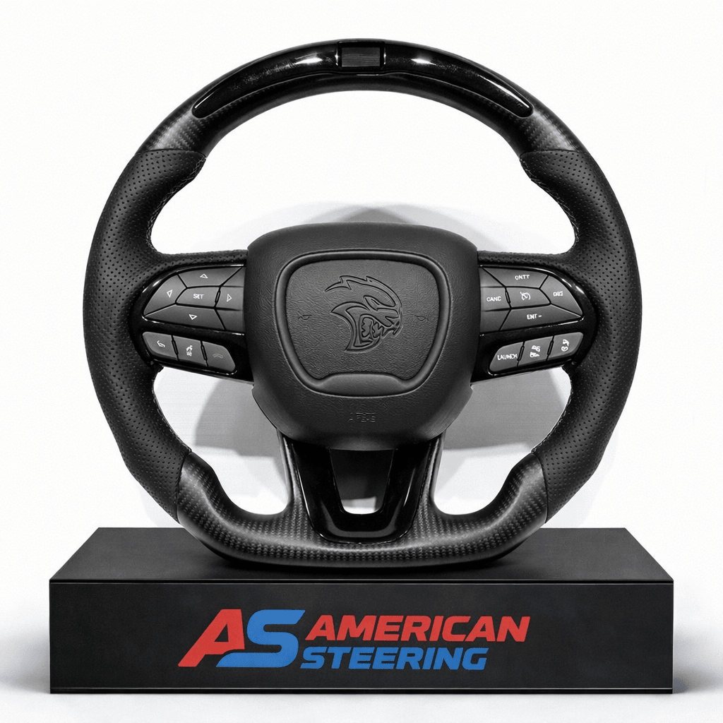 Dodge - Matte Carbon Fiber With Led Display Steering Wheel