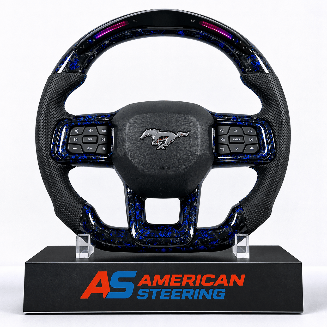 2024+ Ford Mustang - Forged Carbon Fiber Steering Wheel