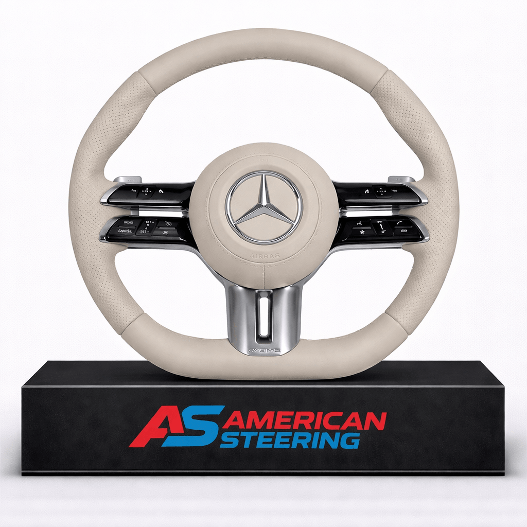 2024+ Mercedes Benz - Leather Steering Wheel