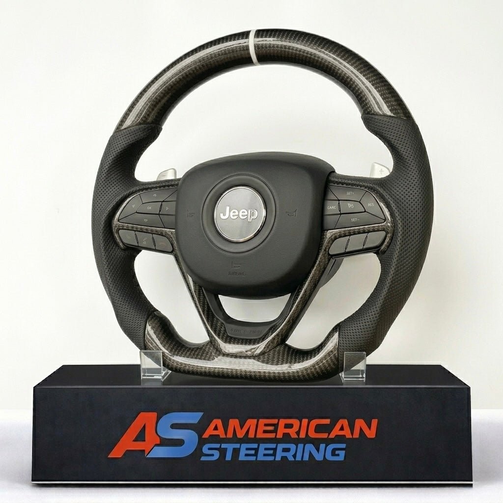 2016-2021 Jeep Grand Cherokee - Custom Carbon Fiber Steering Wheel