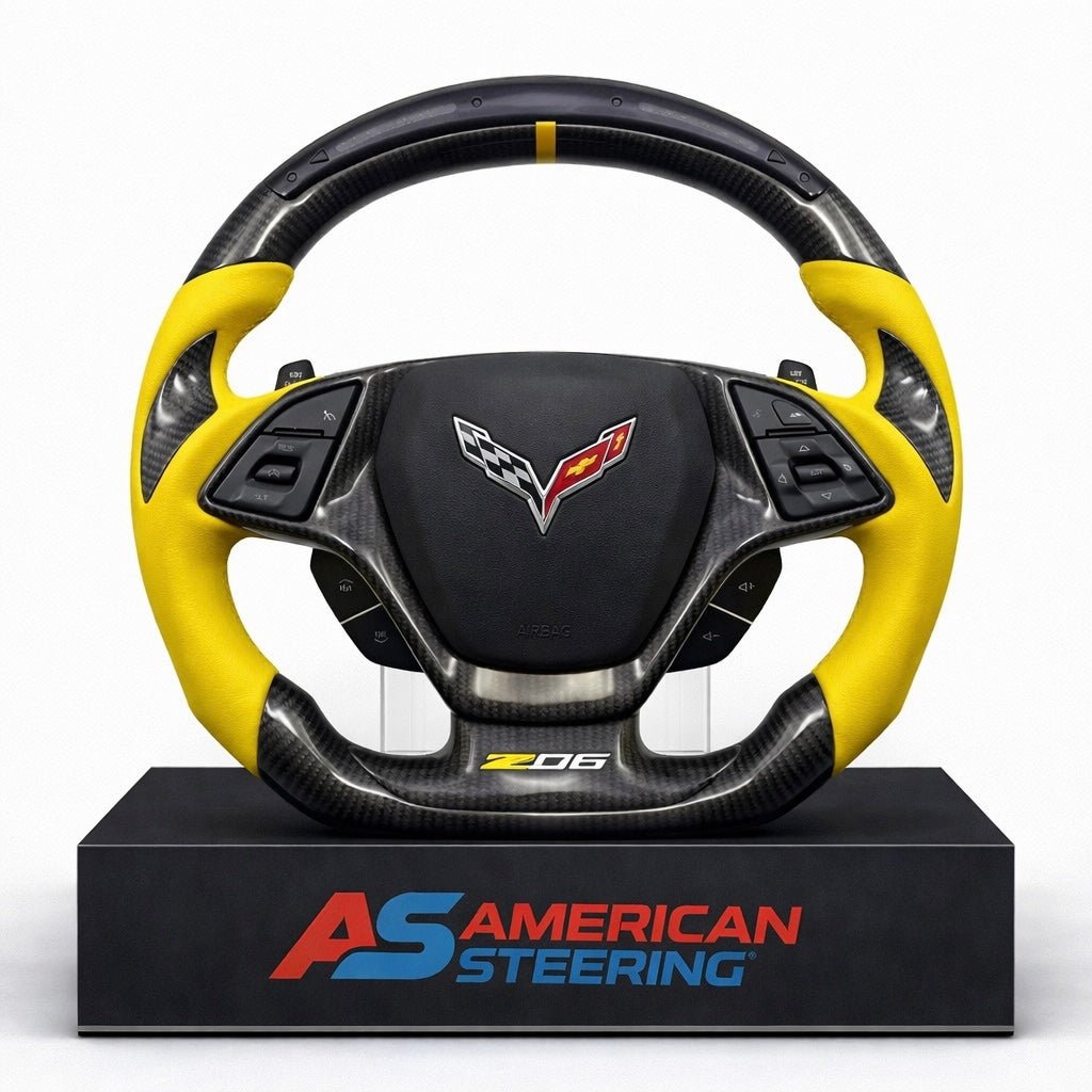 Corvette C7 - Carbon Fiber Steering Wheel With Led Display