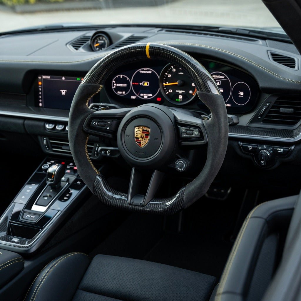 2020+ Porsche 911 992 - Carbon Fiber Steering Wheel