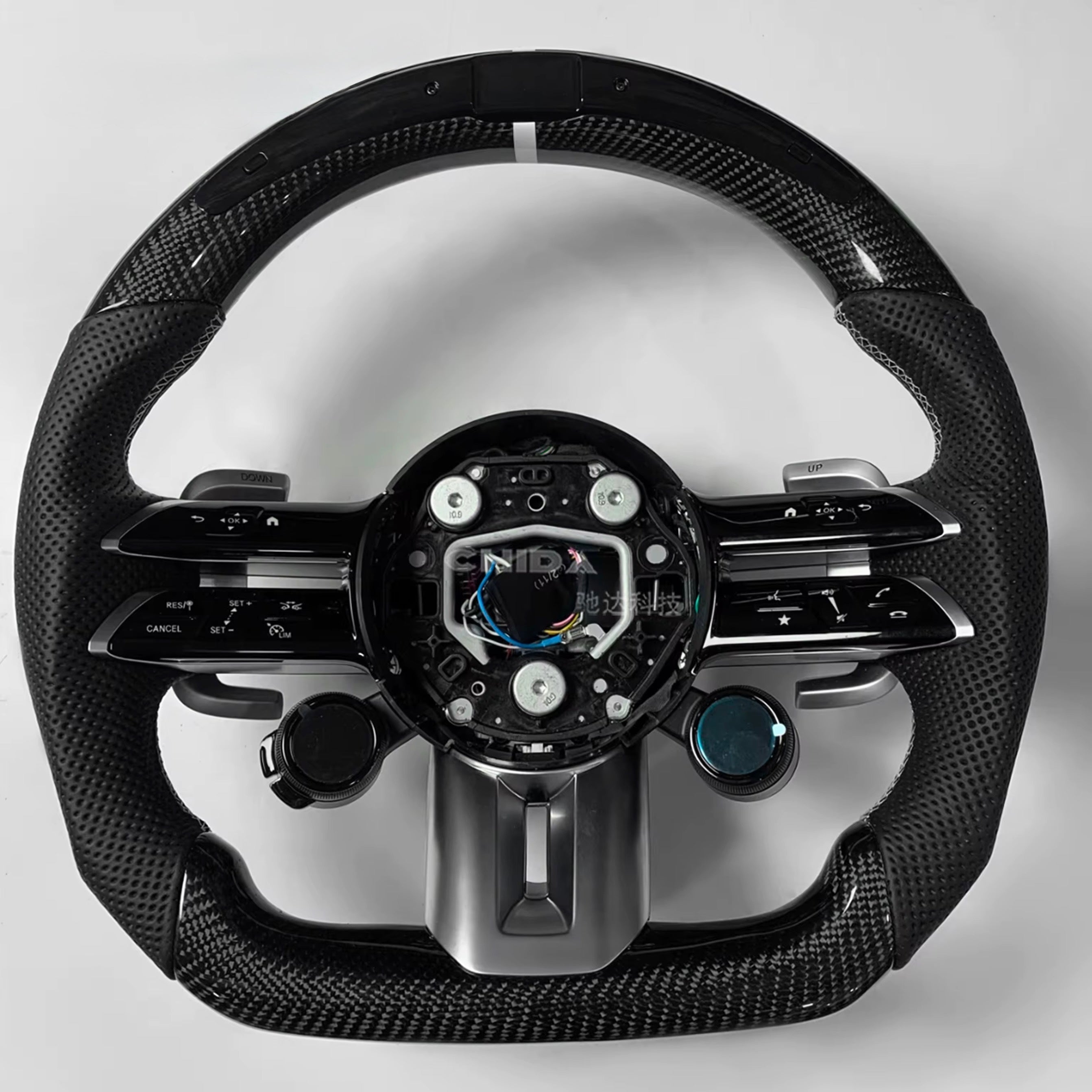 (2024+) Mercedes-Benz - Carbon Fiber With Led Display Steering Wheel