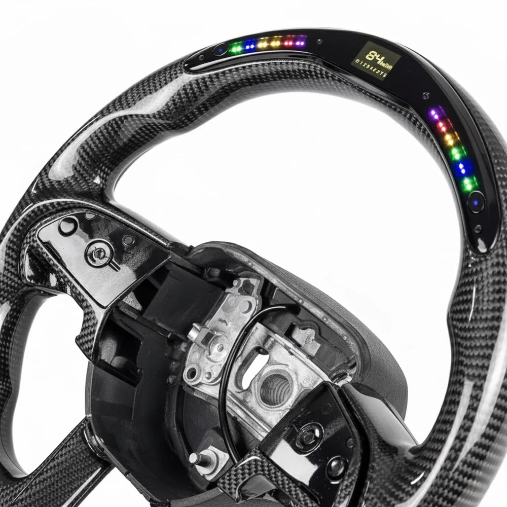 Dodge - Full Carbon Fiber With Led Display Steering Wheel