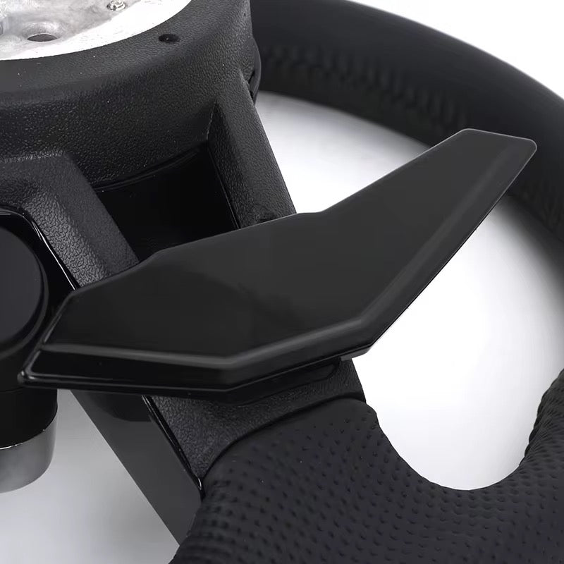 2017+ Audi S3/S4/S5/S7/RS3/RS4/RS5/RS6/RS7/R8 - Full Leather Steering Wheel - American Steering