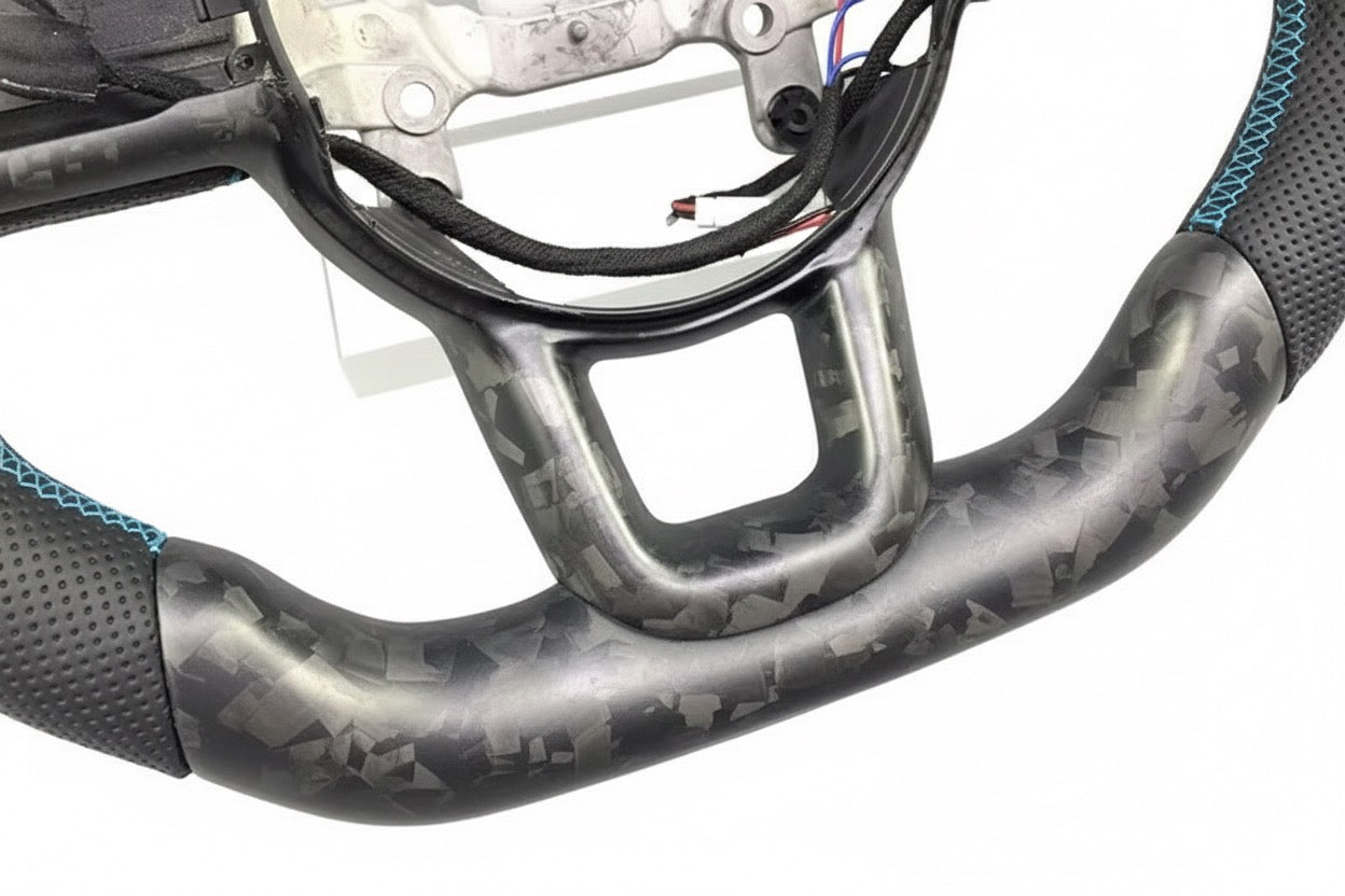2018+ Jeep Wrangler/Gladiator - Forged Carbon Fiber With Alcantara Steering Wheel - American Steering