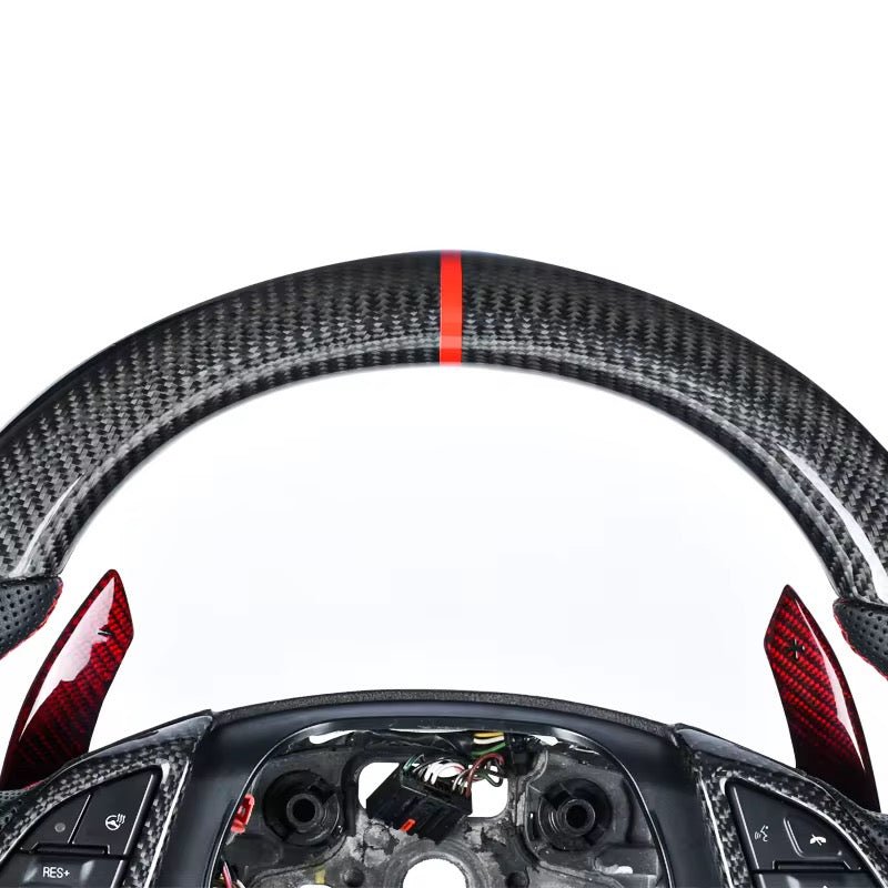 Chevrolet Corvette C7 - Carbon Fiber Steering Wheel With Leather - American Steering