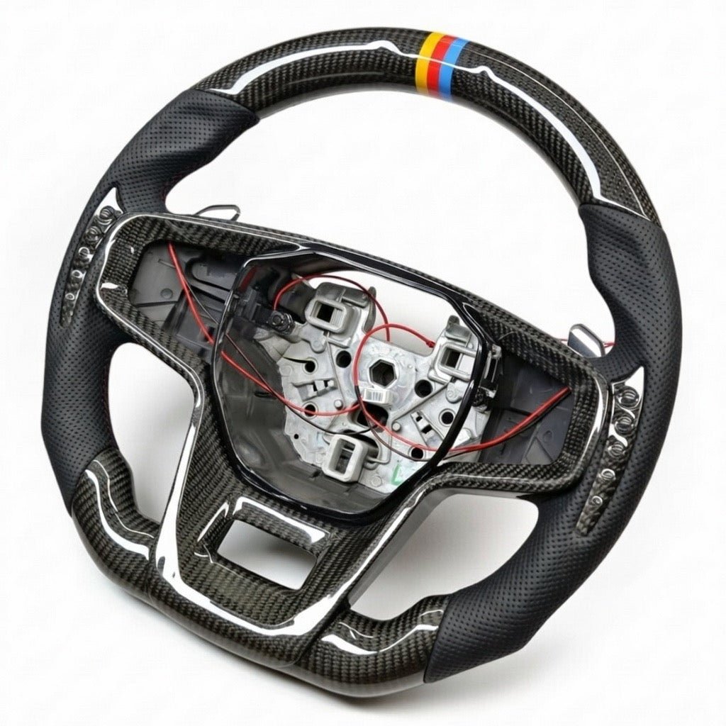 2021+ Ford Bronco - Carbon Fiber With Leather Steering Wheel