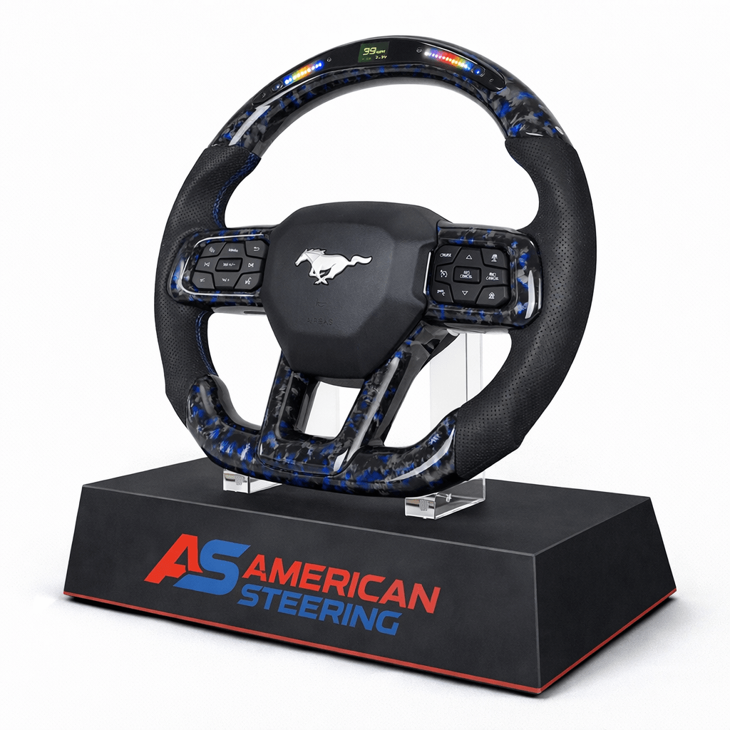 2024+ Ford Mustang - Forged Carbon Fiber Steering Wheel