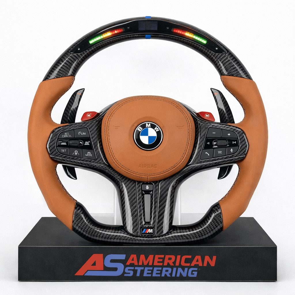 2020+ BMW - Carbon Fiber Steering Wheel with LED Display