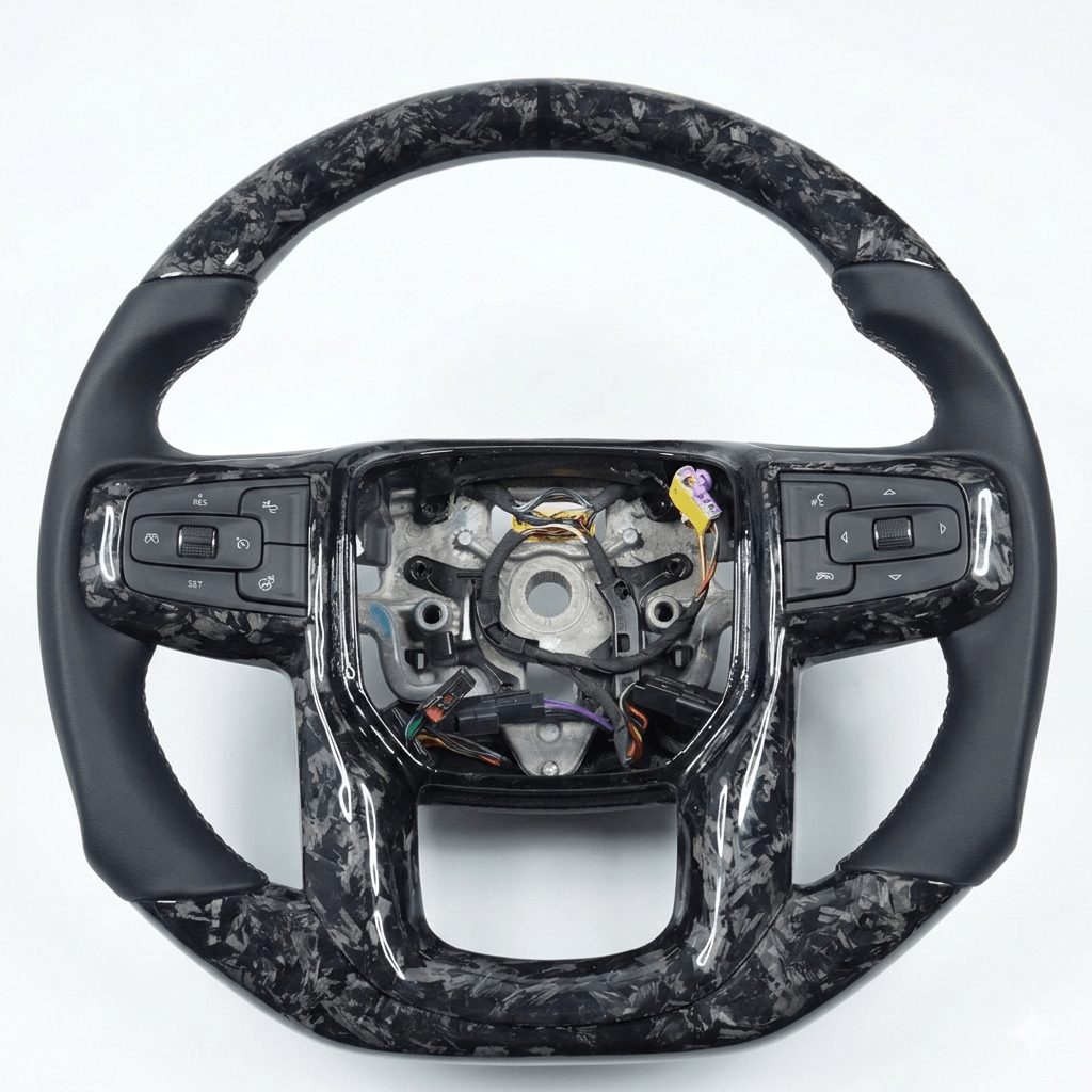 2020-2025+ GMC Sierra 1500 2500 Custom Carbon Fiber Steering Wheel