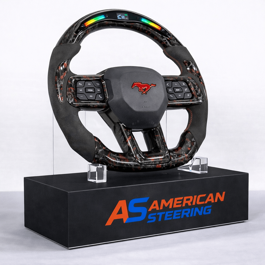 2024+ Ford Mustang - Dark Horse Style Carbon Fiber Steering Wheel