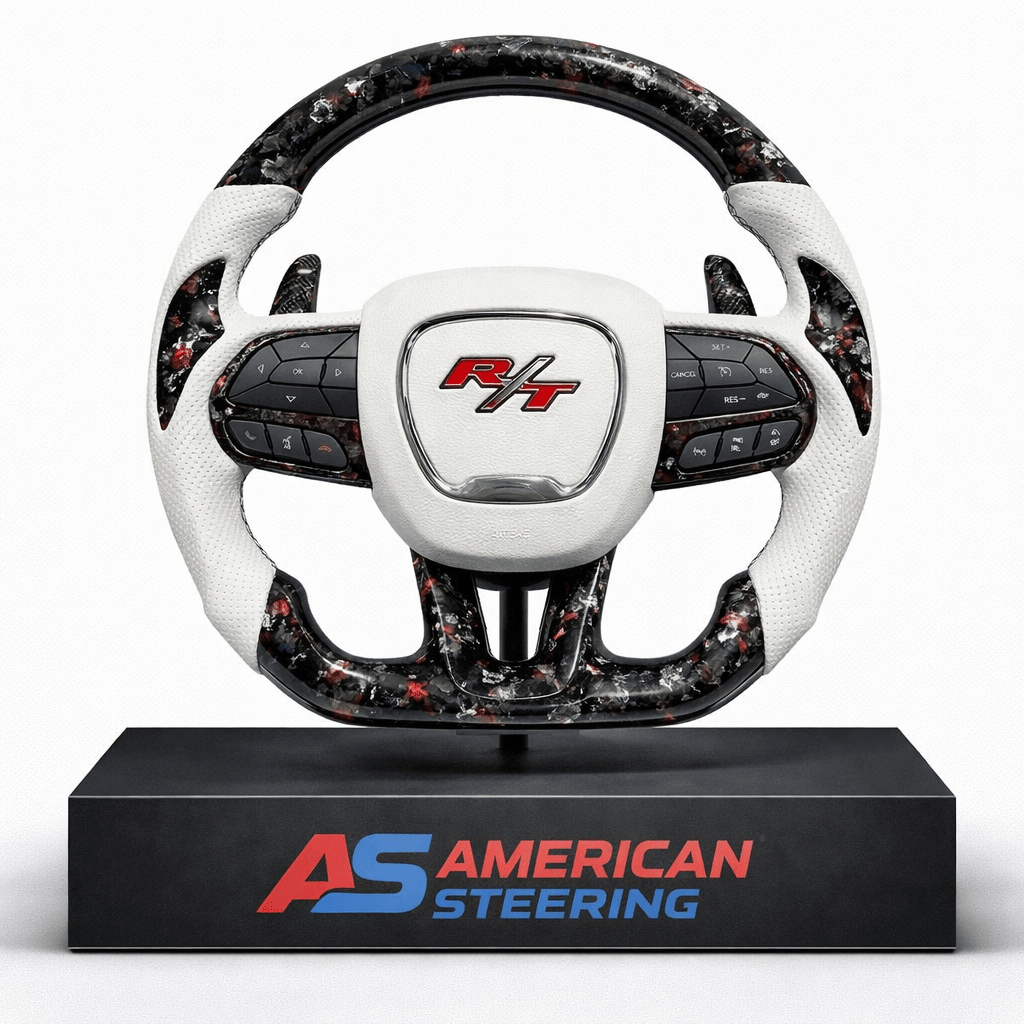 Dodge - Forged Carbon Fiber Steering Wheel With Side Grips