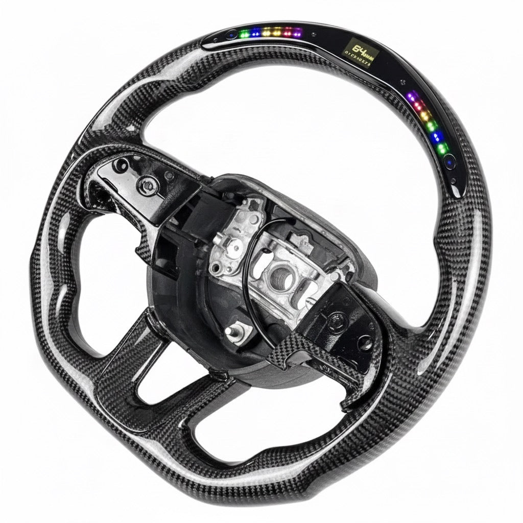 Dodge - Full Carbon Fiber With Led Display Steering Wheel