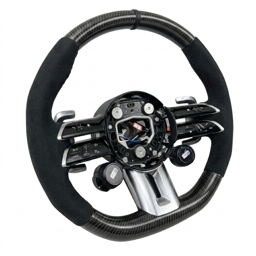 (2024+) Mercedes-Benz - Carbon Fiber With Alcantara Steering Wheel