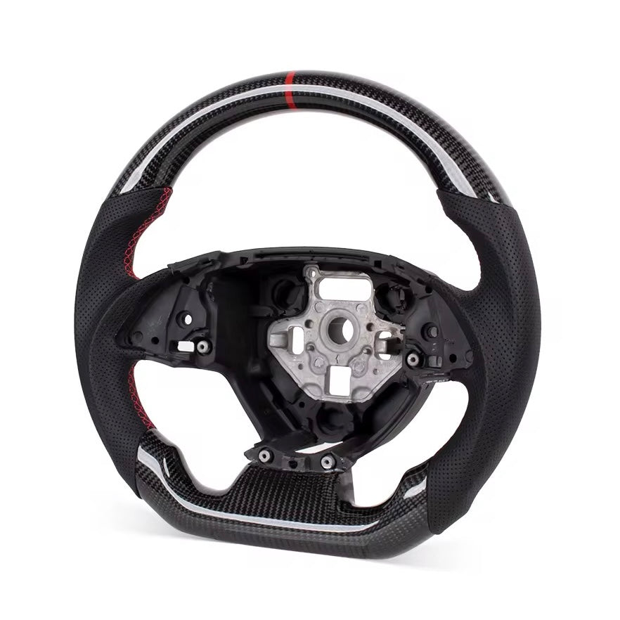 Chevrolet Corvette C7 - Carbon Fiber Steering Wheel With Leather - American Steering