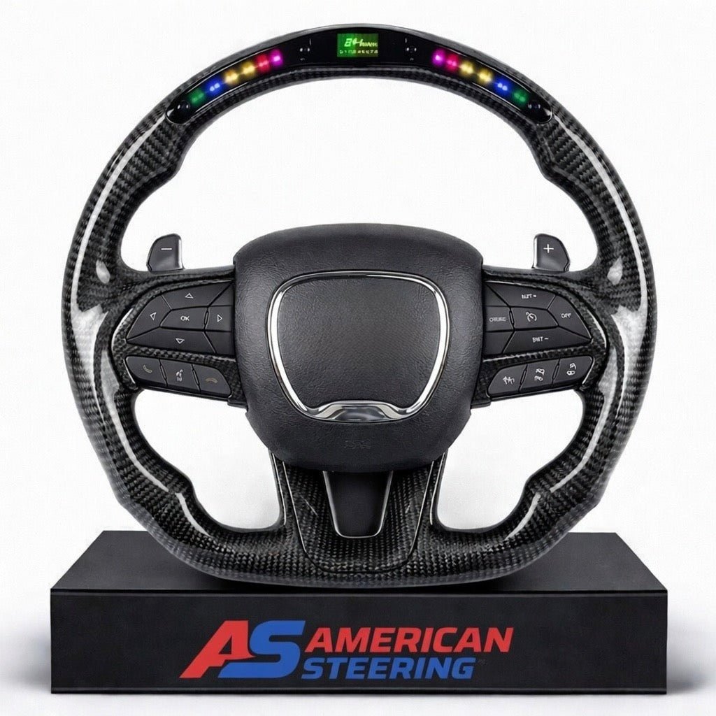 Dodge - Full Carbon Fiber With Led Display Steering Wheel