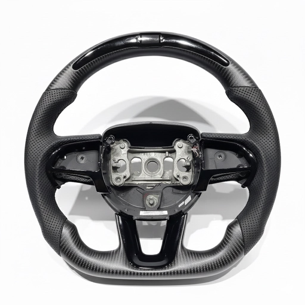 Dodge - Matte Carbon Fiber With Led Display Steering Wheel