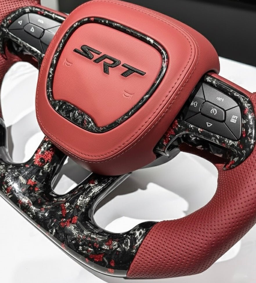 Dodge - Forged Carbon Fiber Steering Wheel With Leather