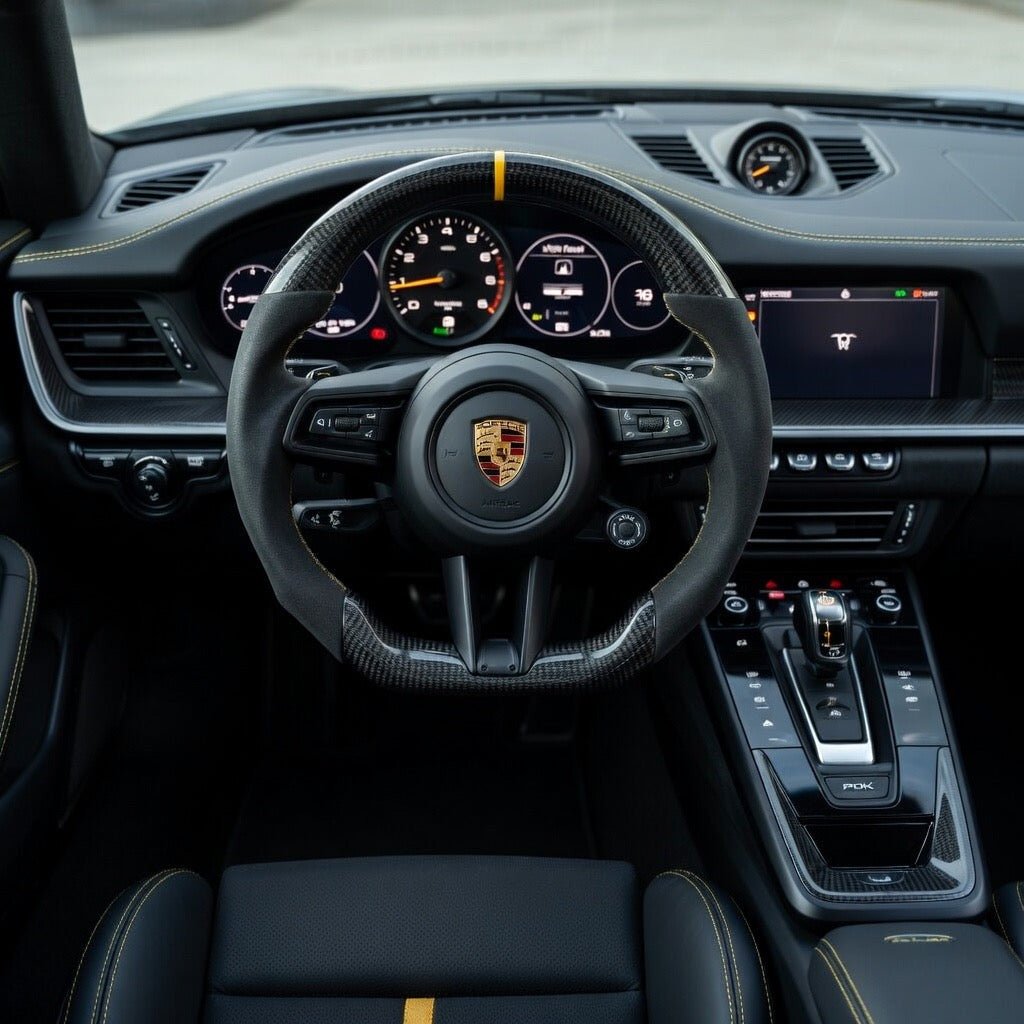 2020+ Porsche 911 992 - Carbon Fiber Steering Wheel