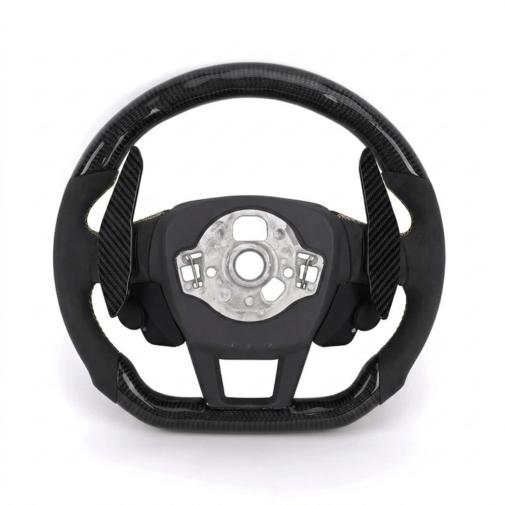 Audi - Carbon Fiber Steering Wheel With Paddle Shifters