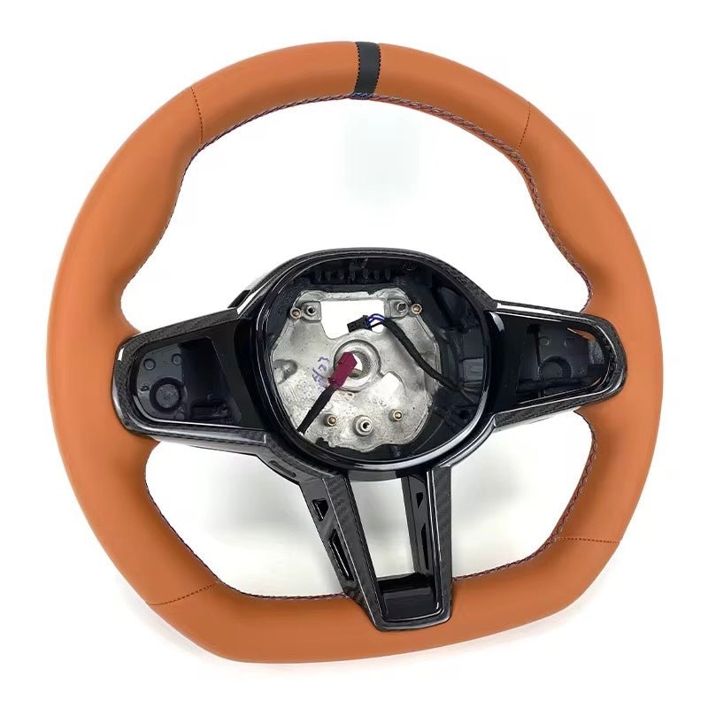 BMW - Custom Leather Carbon Fiber Steering Wheel