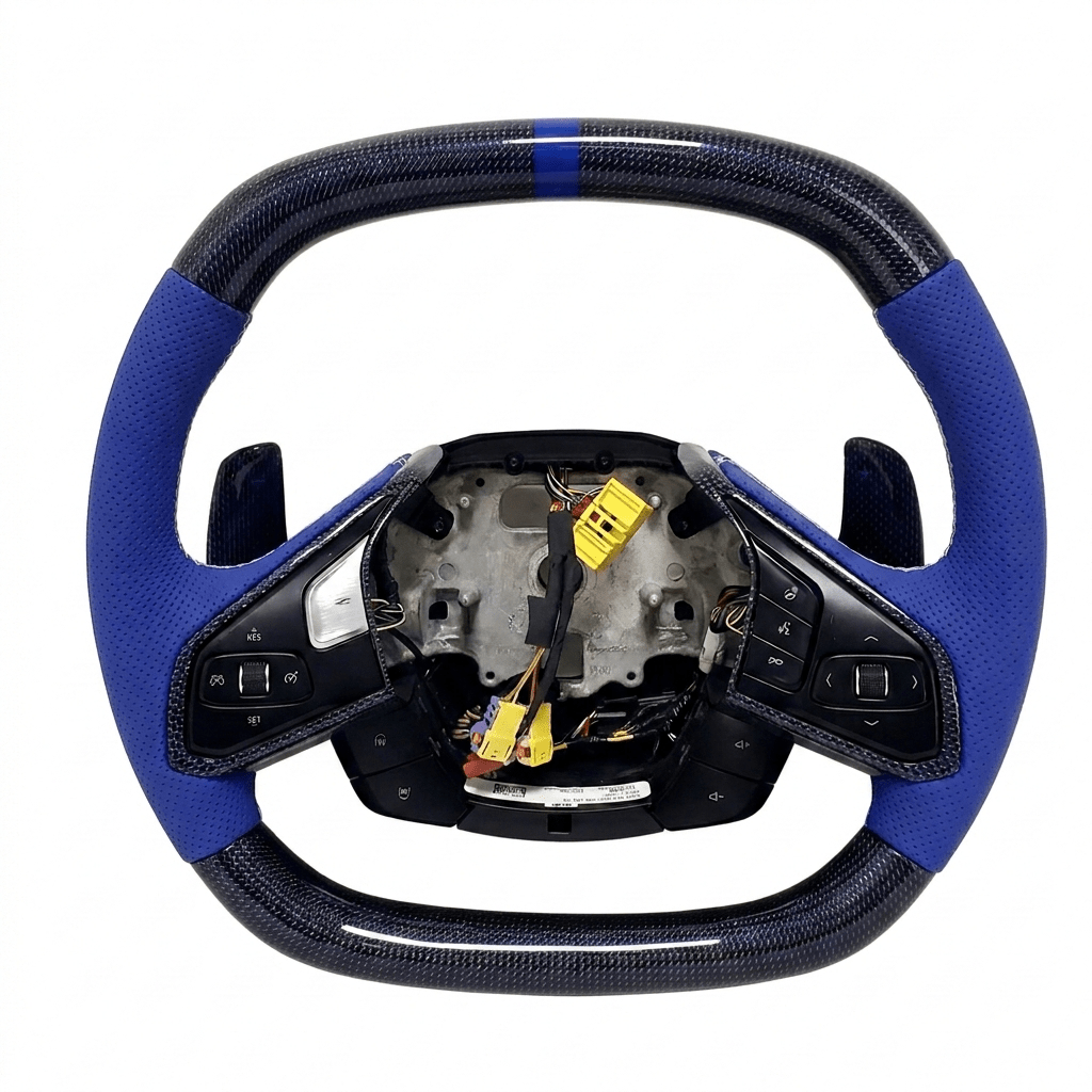 Chevrolet Corvette C8 - Wet Carbon Fiber Steering Wheel