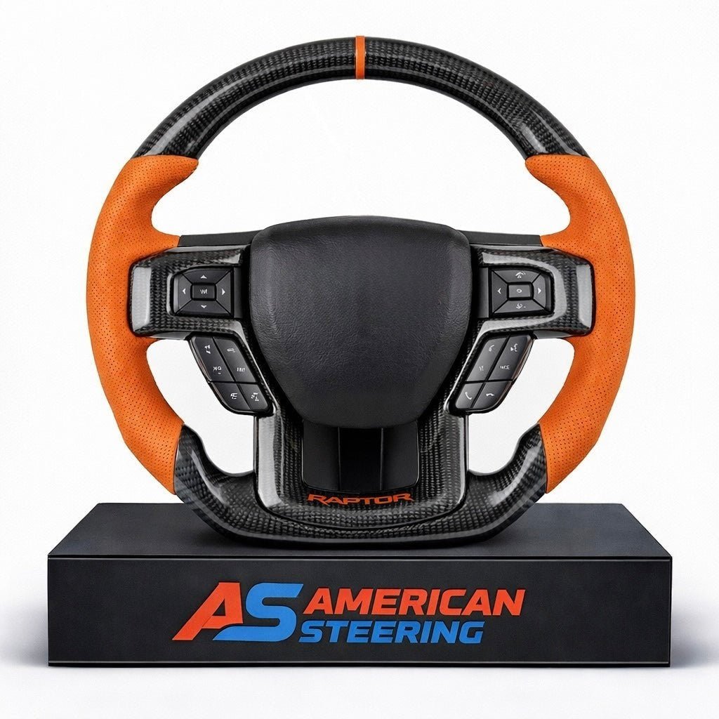 Ford Raptor - Customized Carbon Fiber Steering Wheel