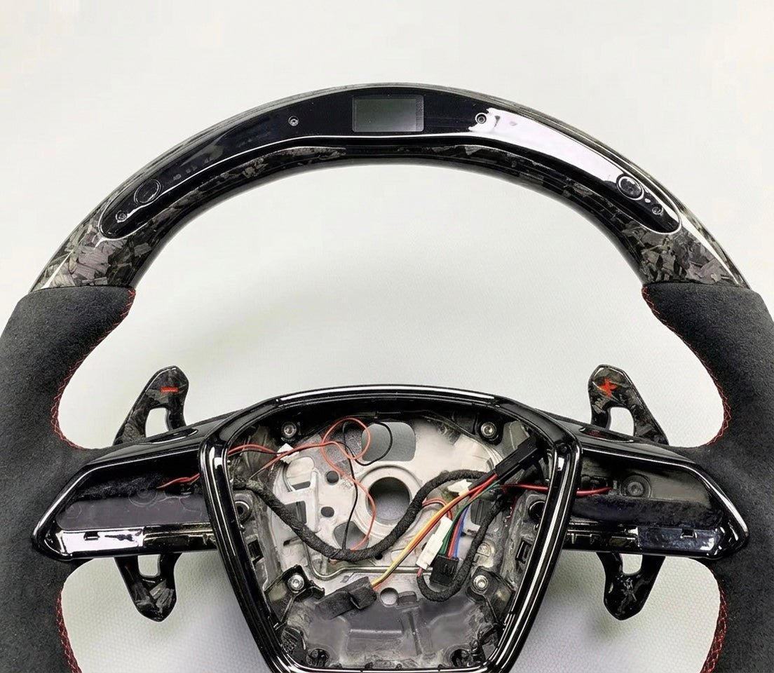 Audi - Forged Carbon Fiber With Led Display Steering Wheel
