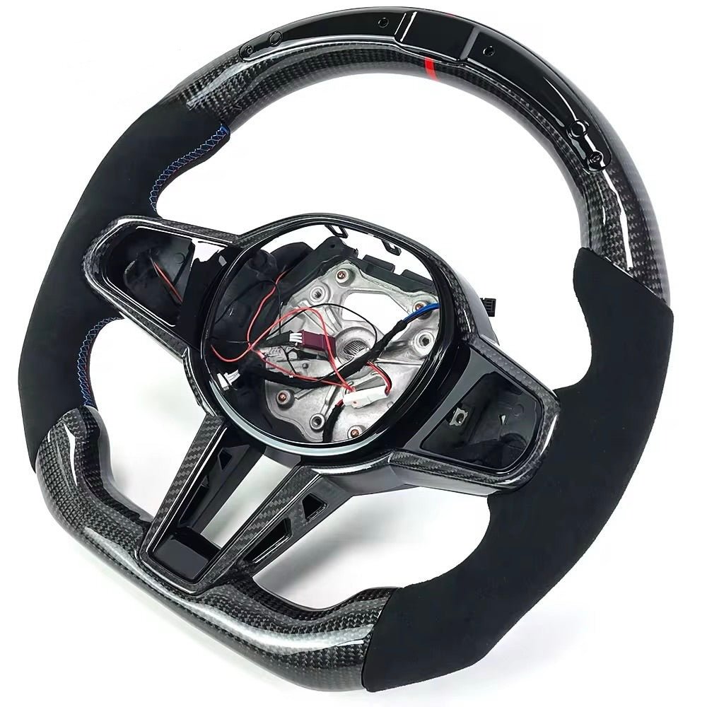 BMW G20 G30 G80 G82 G87 M2 M3 M4 M340I - Carbon Fiber With Alcantara & Led Display