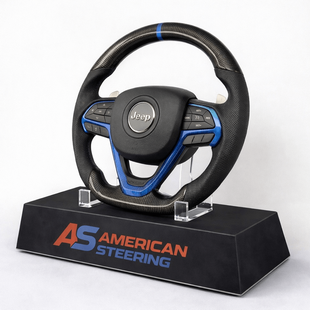 2016+ Jeep Grand Cherokee - Custom Carbon Fiber Steering Wheel