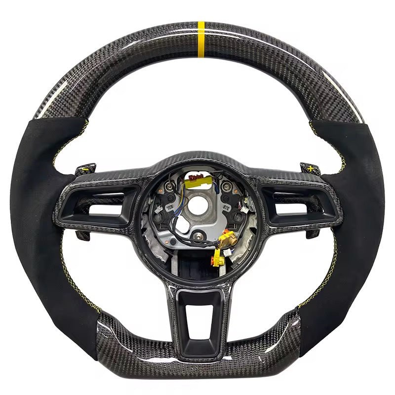 Porsche - Carbon Fiber With Alcantara Steering Wheel